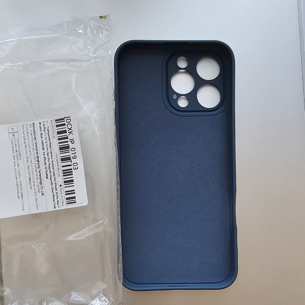 Blue Silicone Phone Case - Picture 2 of 3